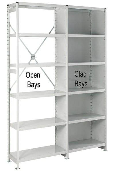 Bolt free shelving