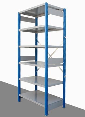 Bolt free shelving
