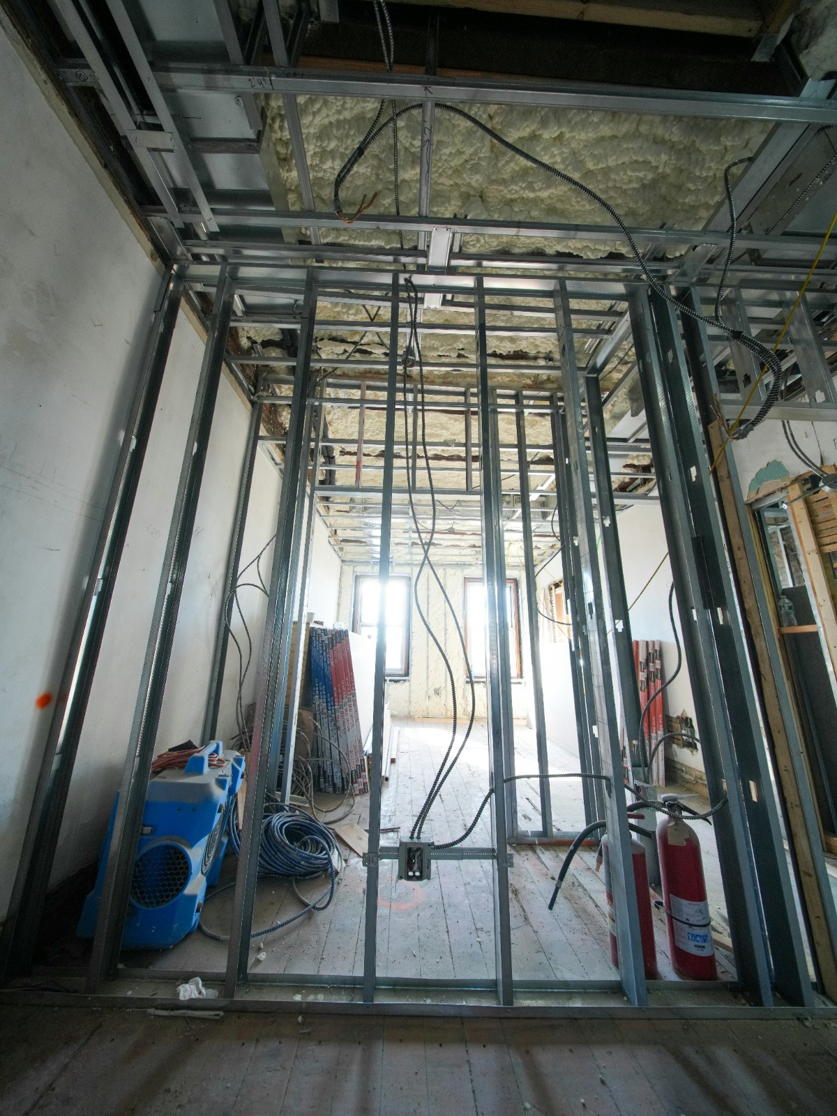 Gypsum partitions