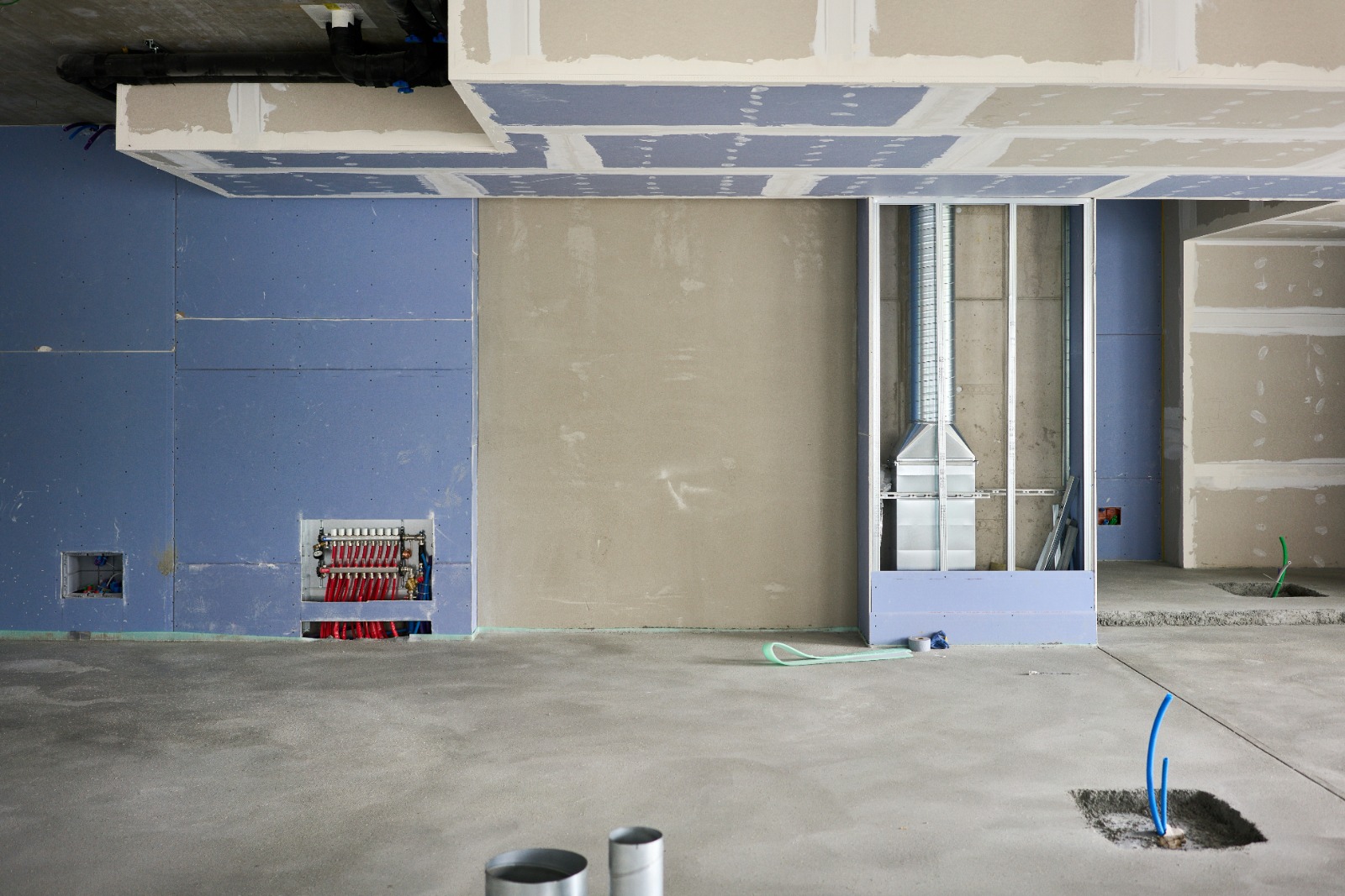 Gypsum partitions