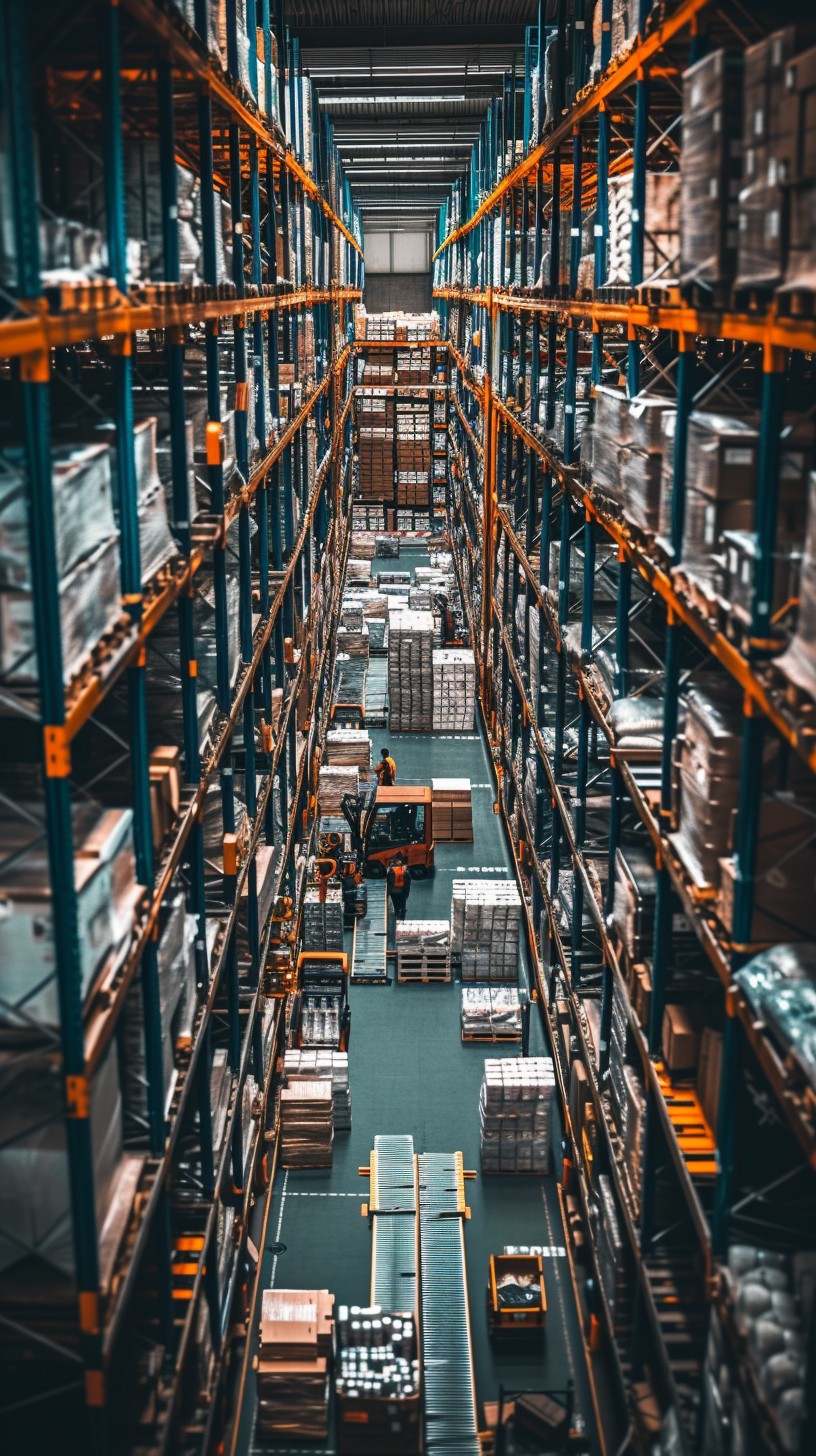 Heavy duty pallet racking